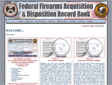 Tablet Screenshot of firearmsrecordbooks.com